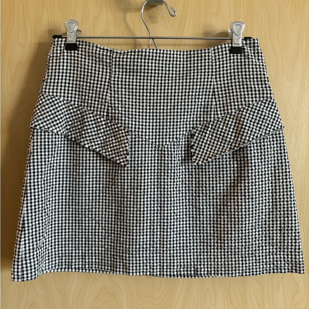 Vintage Forever21 Seersucker Mini Skirt